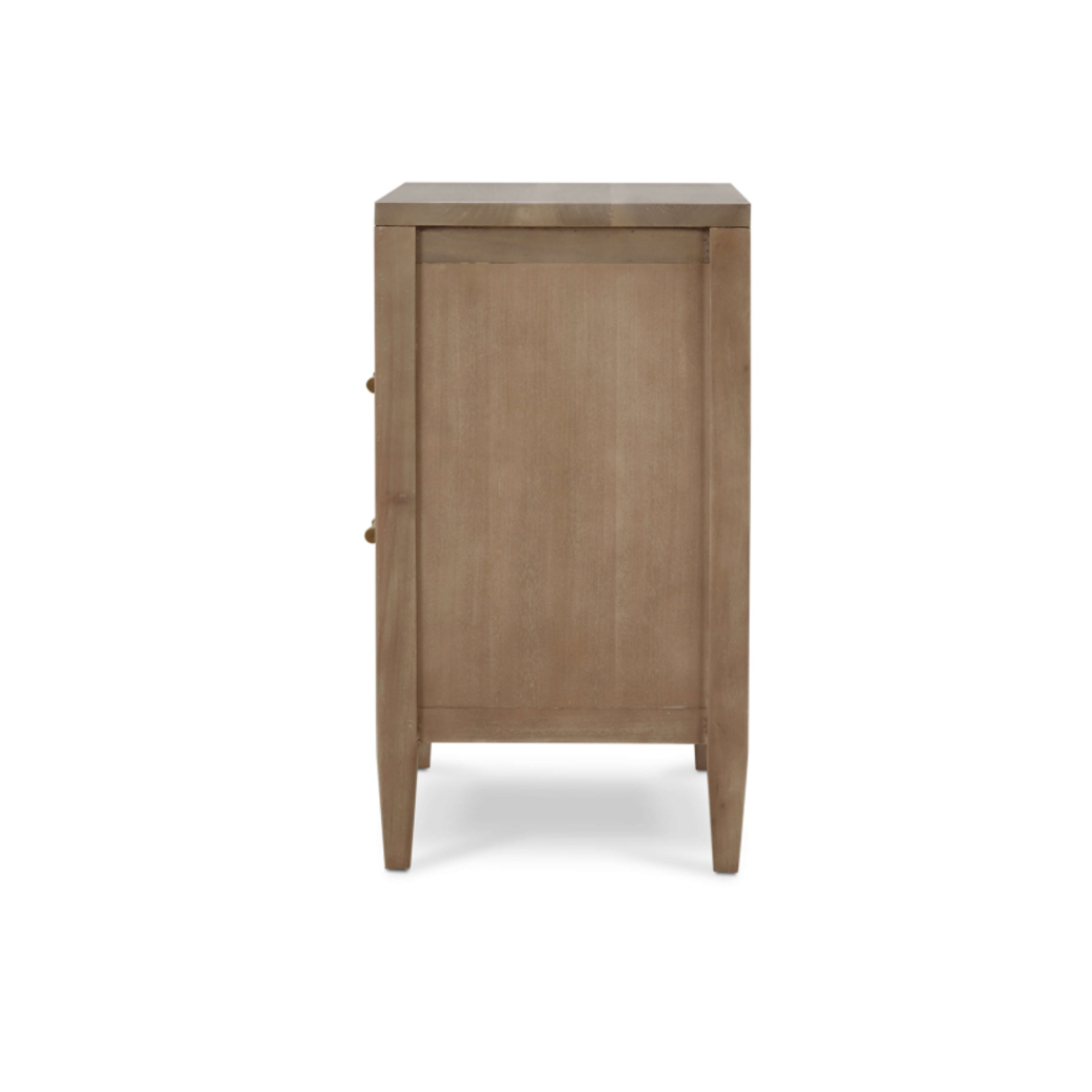 Outside The Box 28x18x32 Set Of 2 Belgravia Mahogany & Rattan 2 Drawer Nightstand In Sandbar