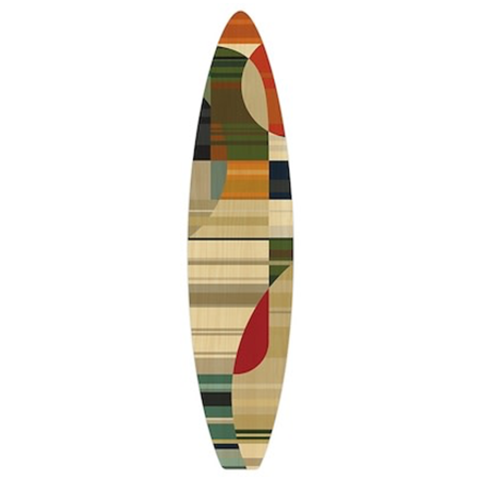 Outside The Box 60x14 Reminiscent Surfboard V Birchwood Art