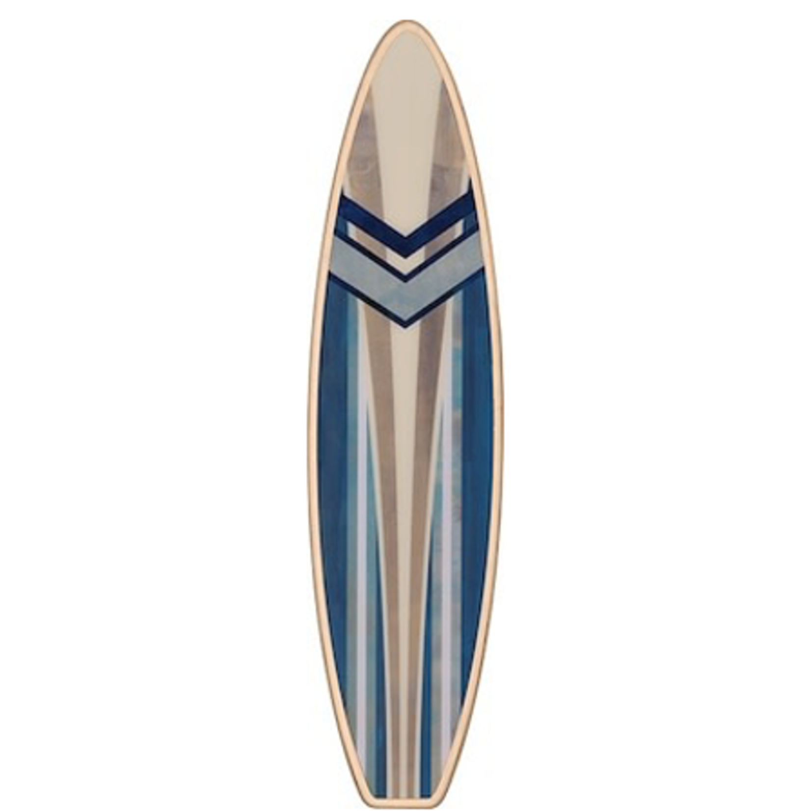 Outside The Box 60x14 Reminiscent Surfboard I Birchwood Art