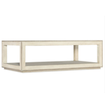 Outside The Box 52x30x18 Hooker Furniture Pebble Beach Burlap Rectangle Cocktail Table