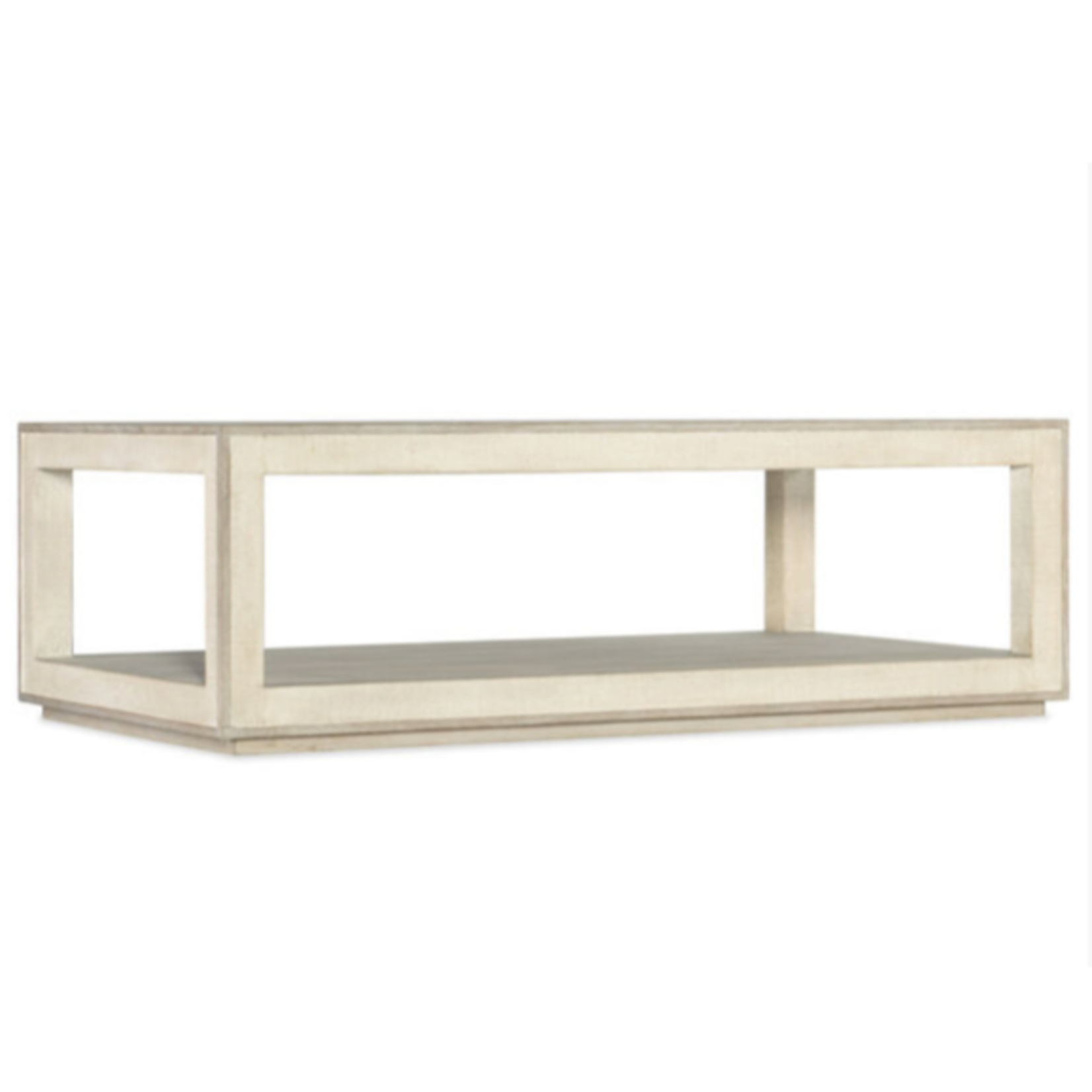 Outside The Box 52x30x18 Hooker Furniture Pebble Beach Burlap Rectangle Cocktail Table