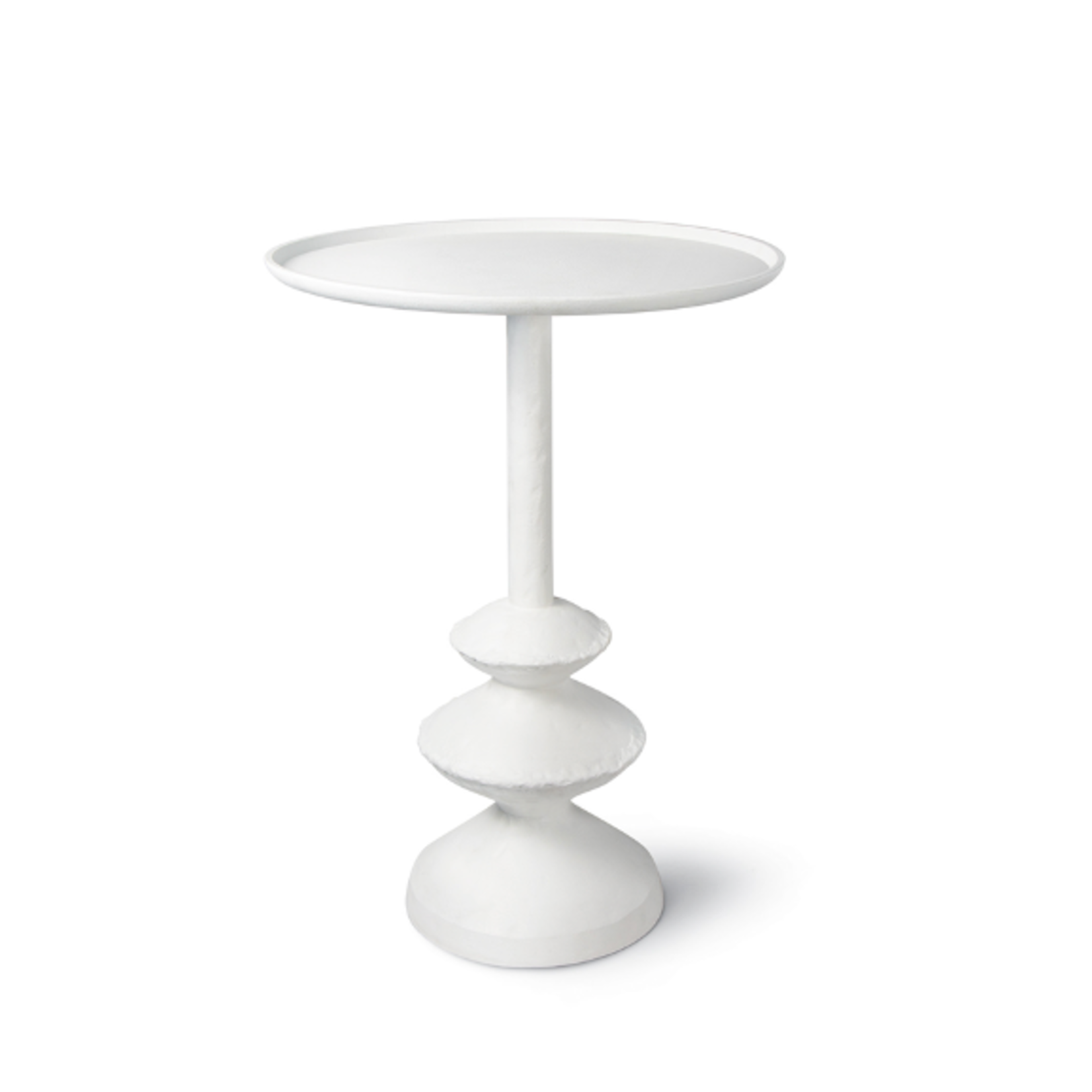 Outside The Box 24" Regina Andrew Hope White Aluminum Table