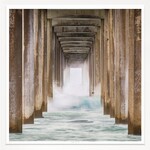 Outside The Box 50x43 Trowbridge Under The Pier Art White Frame With Linen Slip