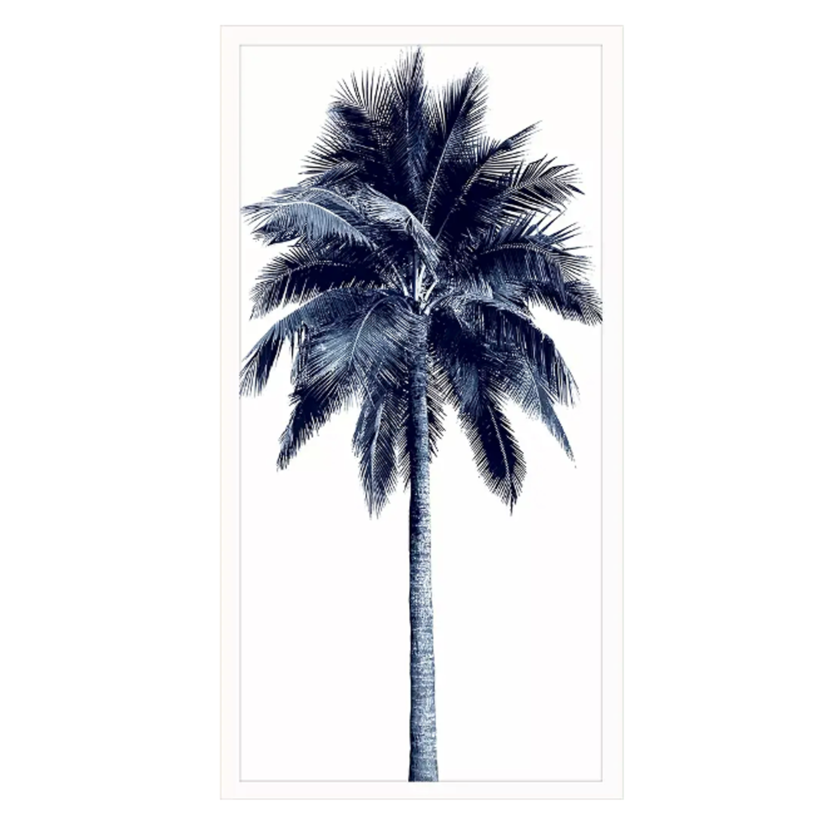 Outside The Box 50x26 Palm Tree Blue 1 Art