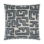 Outside The Box 24x24 Bantu Square Feather Down Pillow In Navy - DV KAP