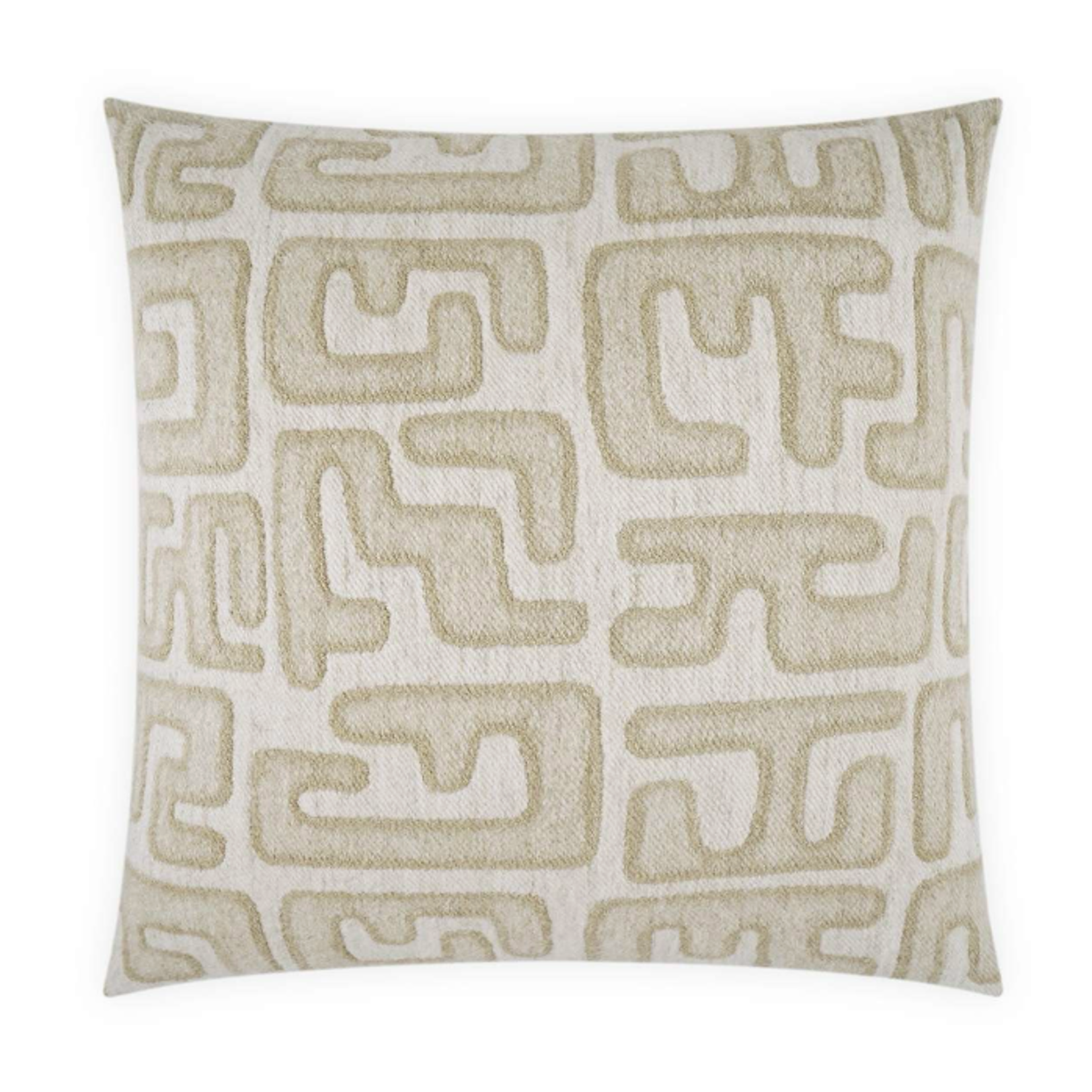Outside The Box 24x24 Bantu Square Feather Down Pillow In Linen - DV KAP