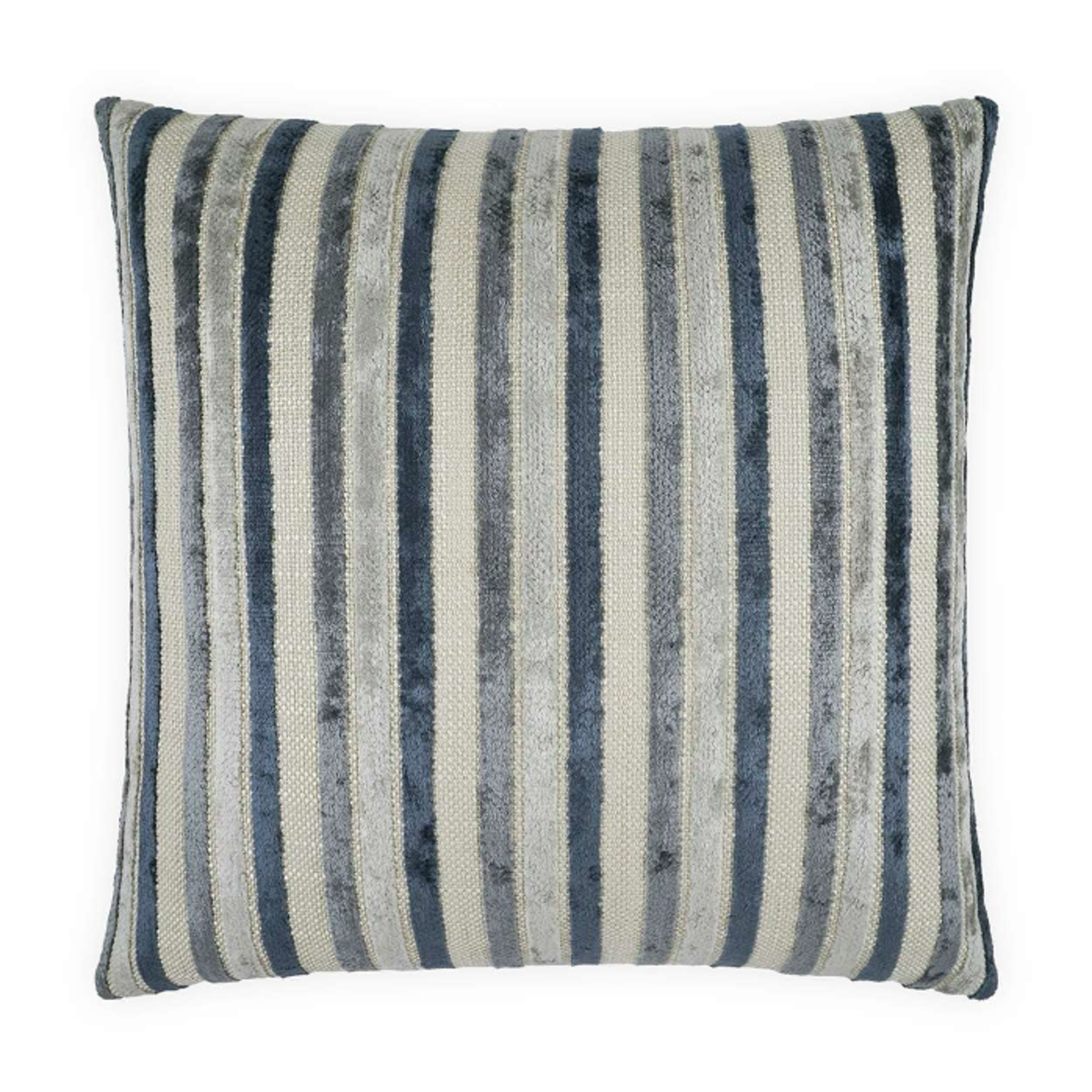 Outside The Box 24x24 Borderline Square Feather Down Pillow In Blue - DV KAP