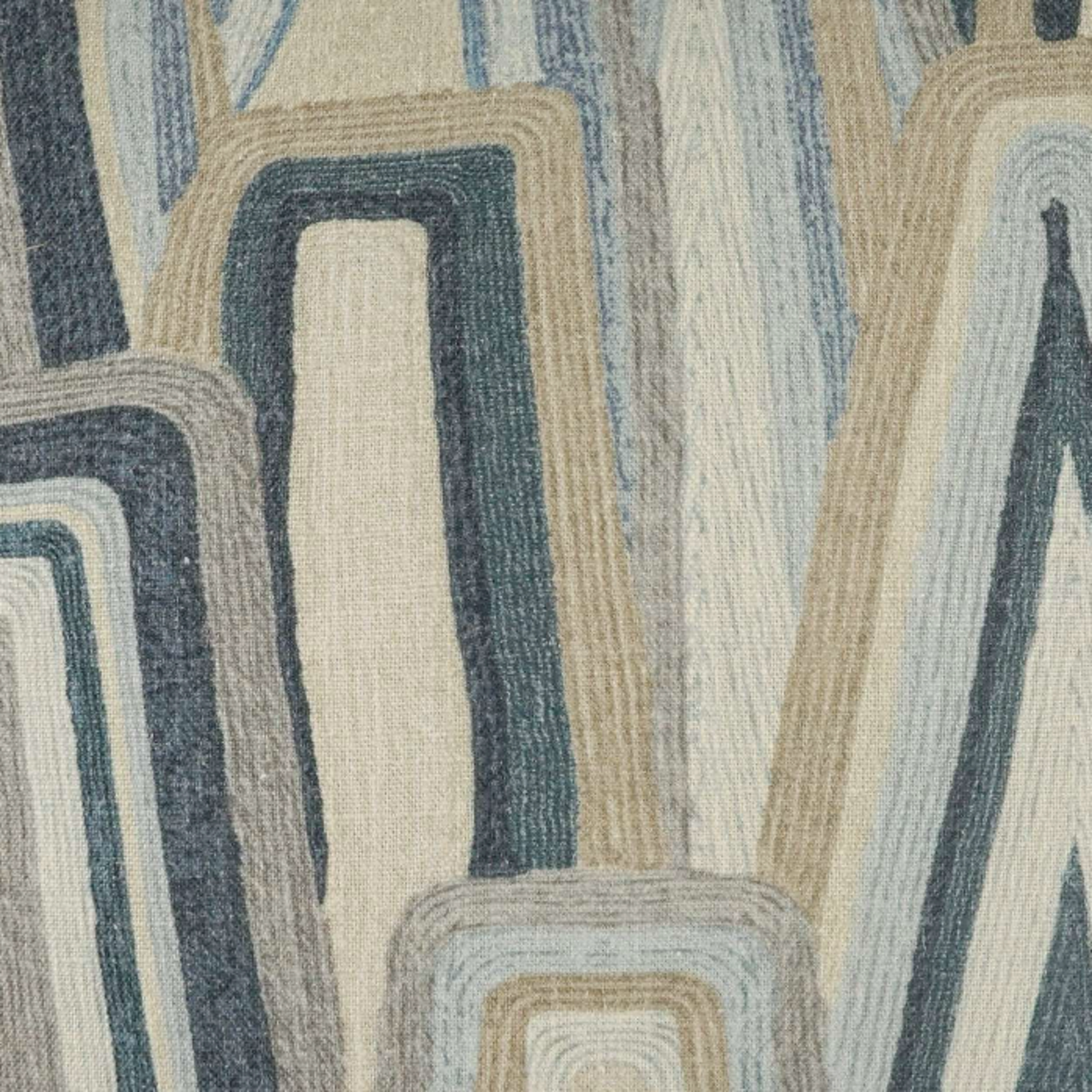 Outside The Box 24x24 Ridgepoint Square Feather Down Pillow In Denim - DV KAP