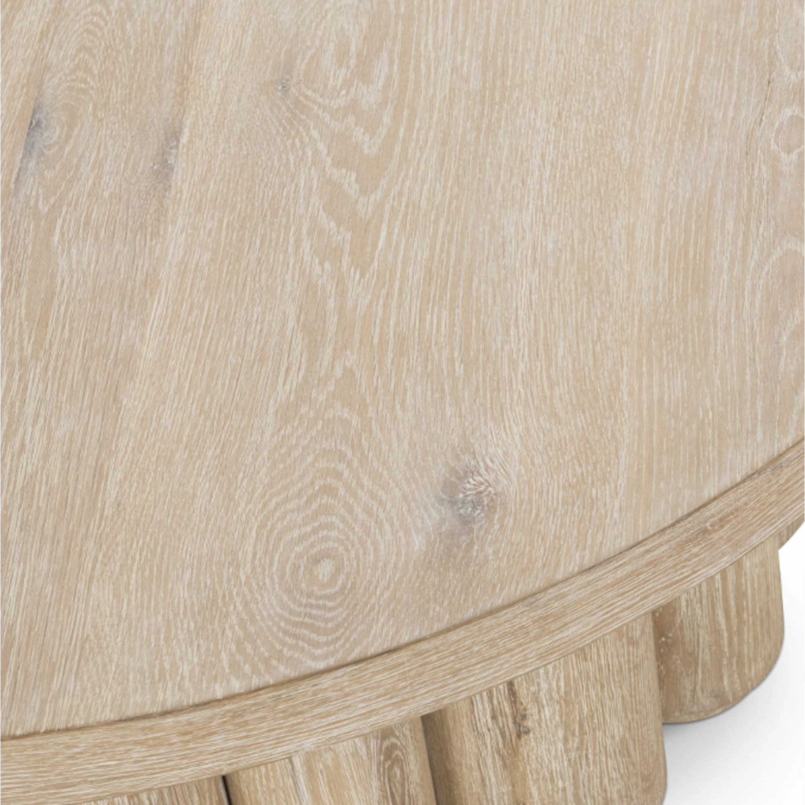 Outside The Box 48x18 Arbor Solid Oak White Washed Coffee Table