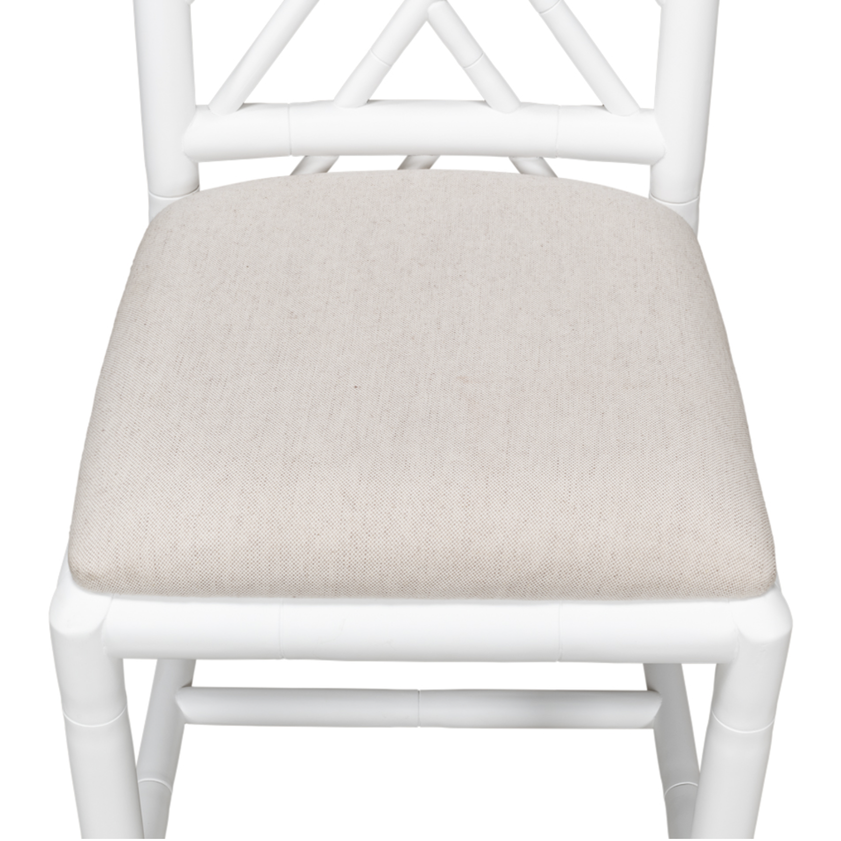 Outside The Box Brighton Solid Hand Carved Oak Dining Chair In White