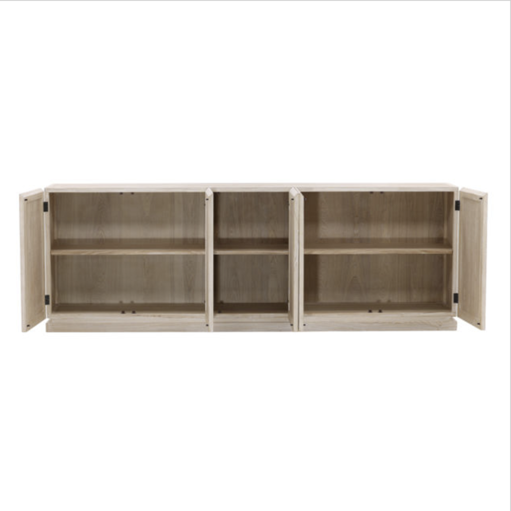 Outside The Box 107x18x38 Harrison White Wash Elm Wood 5 Door Sideboard