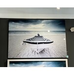 Outside The Box 63x43 Wooden Boat Art On Acrylic