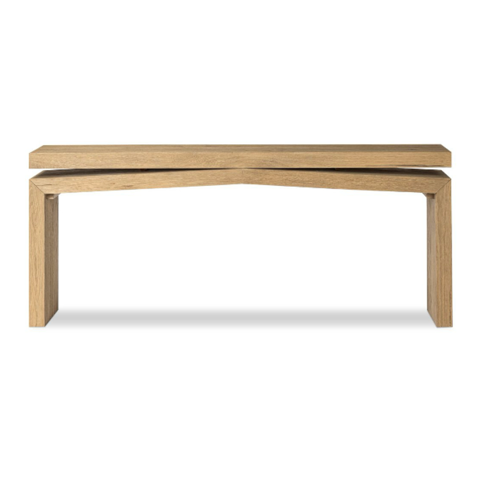 Outside The Box 79x15x31 Callie Pine Reclaimed Wood Console Table In Worn Oak