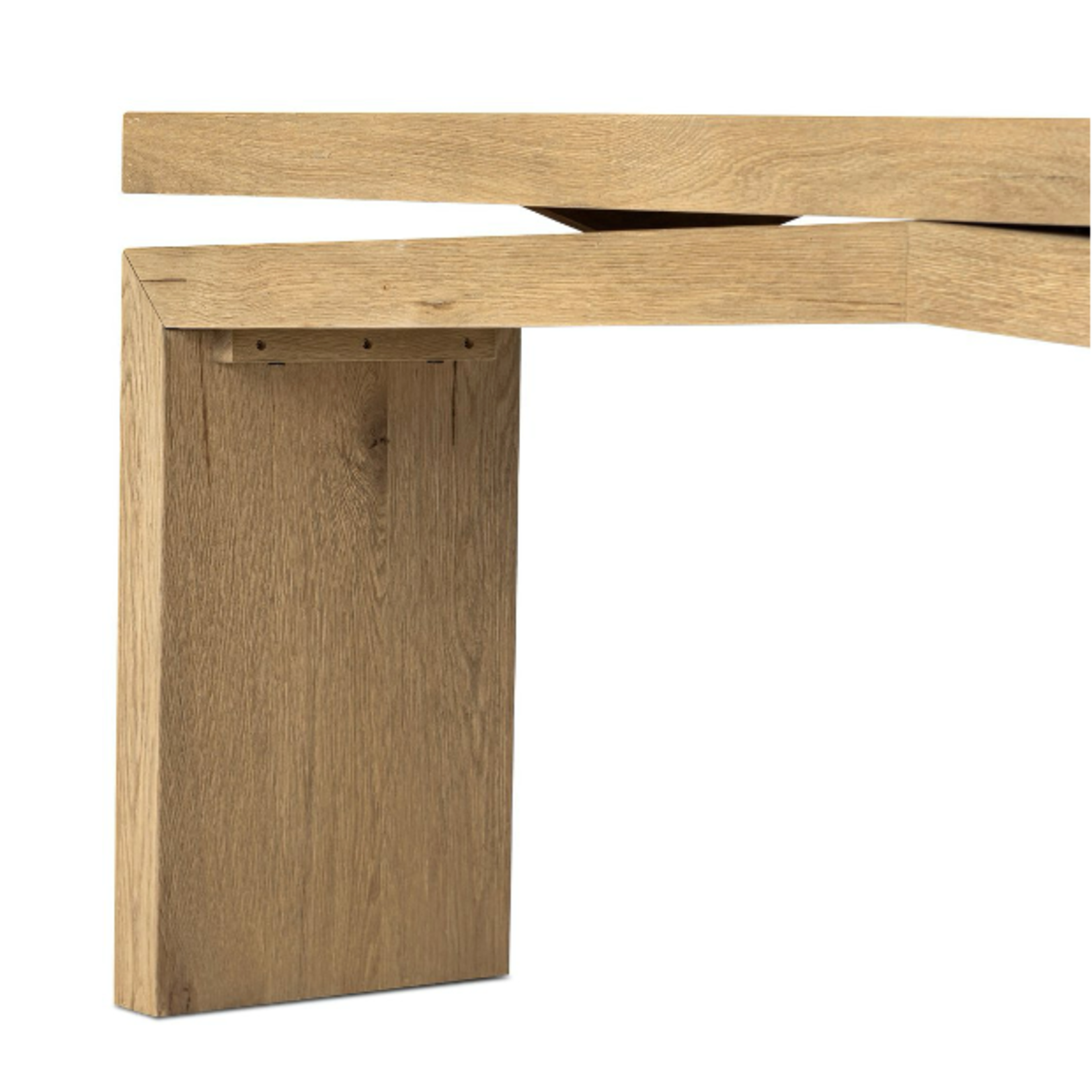 Outside The Box 79x15x31 Callie Pine Reclaimed Wood Console Table In Worn Oak