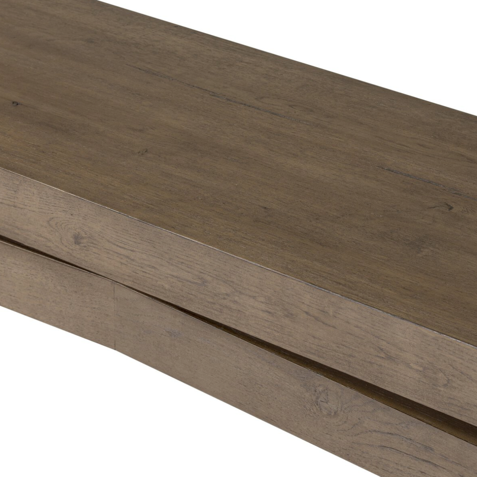 Outside The Box 94x15x31 Callie Pine Reclaimed Wood Console Table In Rustic Gray
