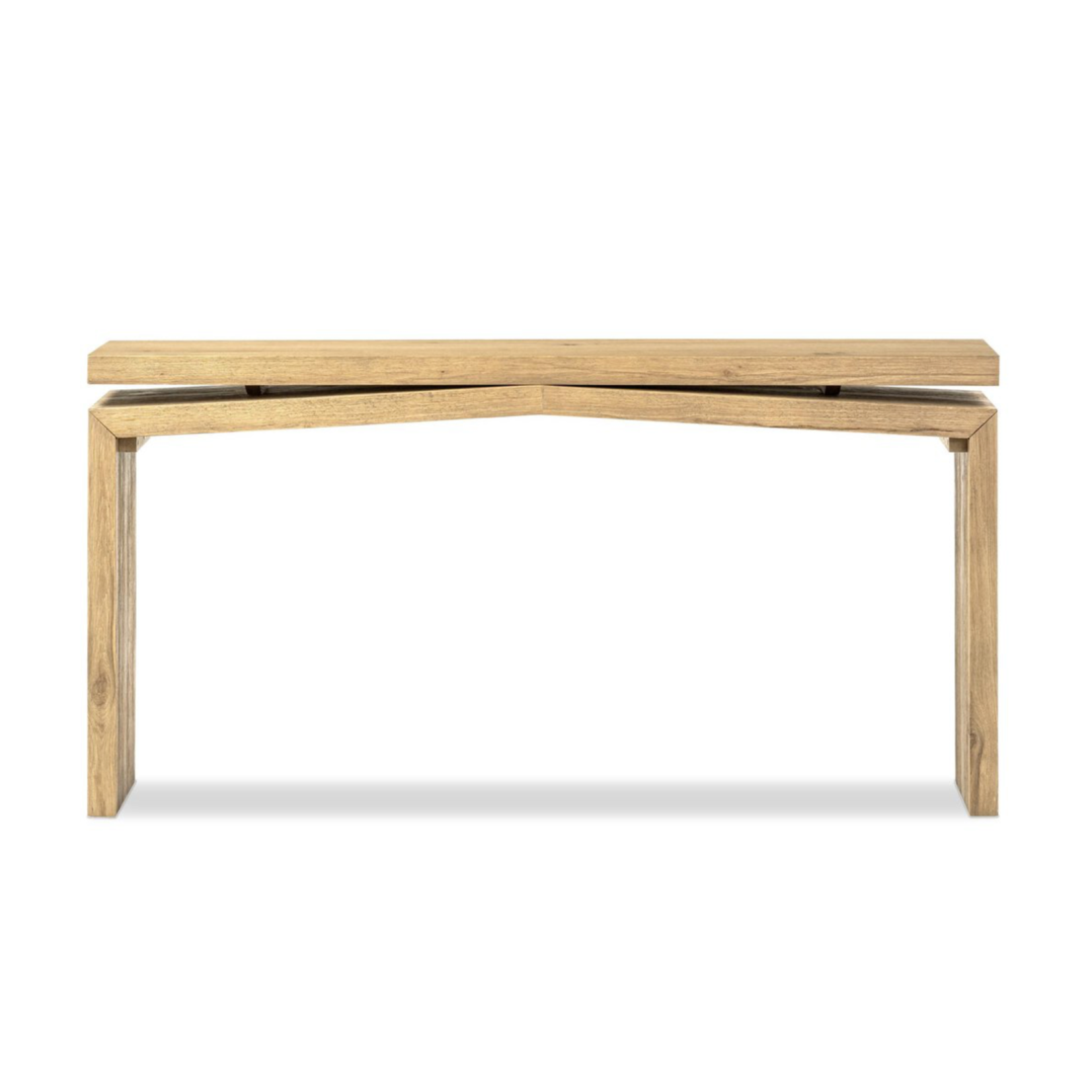 Outside The Box 60x15x31 Callie Solid Reclaimed Pine Console In Worn Oak