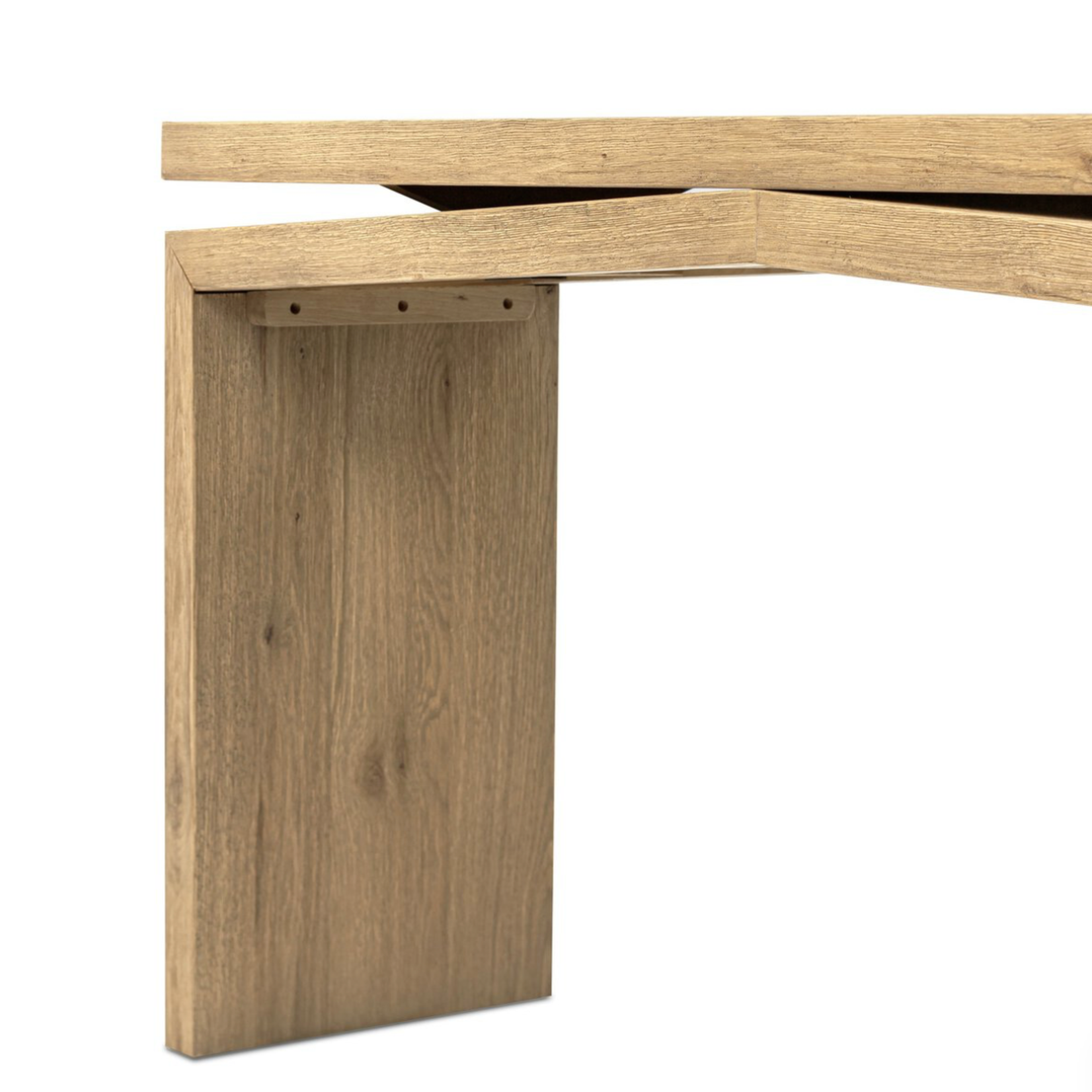 Outside The Box 60x15x31 Callie Solid Reclaimed Pine Console In Worn Oak