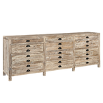 Outside The Box 90x19x35 Apothecary Solid Reclaimed Elm Chest