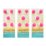 Outside The Box 67x50 Trowbridge Pretty In Pink Parasols Triptych Art