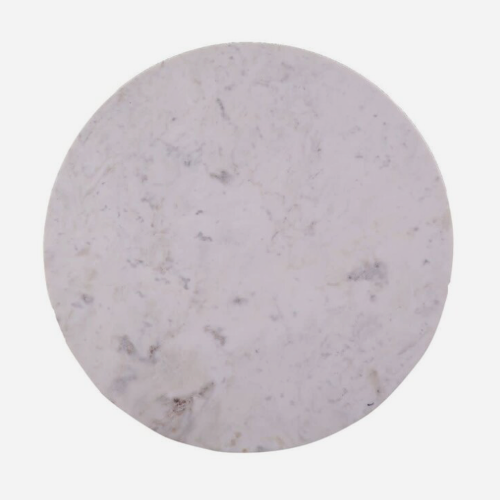 Outside The Box 42" Dune Marble & White Washed Round Dining Table