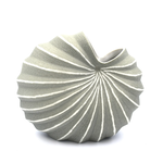 Outside The Box 6" Palm Grey Handcrafted Porcelain Vase