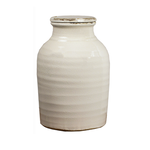 Outside The Box 15" Abigail Terracotta Natural & White Vase