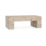 Outside The Box 51x27x18 Anders Solid Teak Wood Rectangular Coffee Table