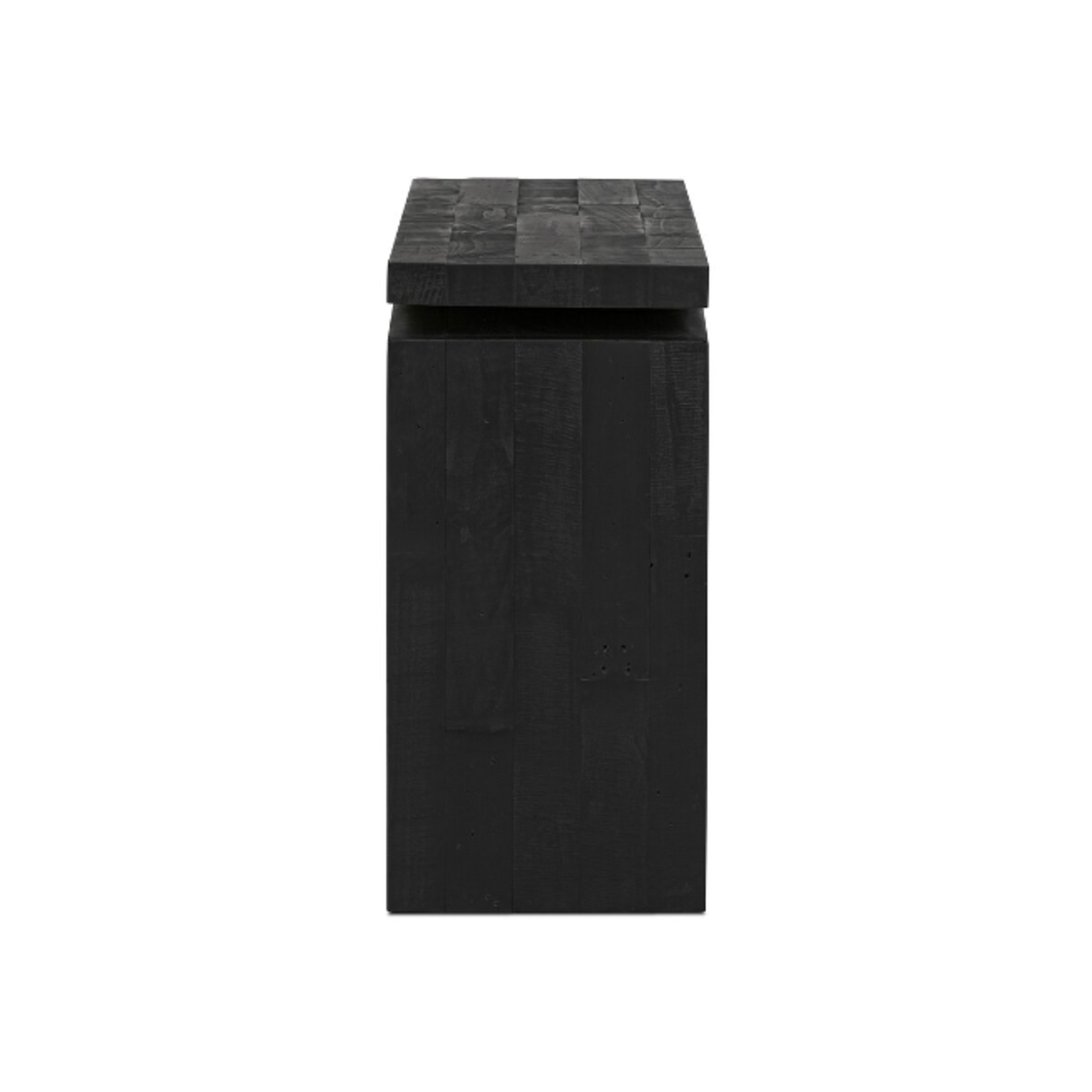 Outside The Box 60x15x31 Callie Pine Reclaimed Wood Console Table In Aged Black