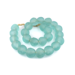 Outside The Box 32" Dark Aqua Recycled 34mm Glass Beads