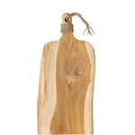 Outside The Box 23" Rifle Long Teakwood Serving Board, Seagrass Handle