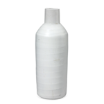 Outside The Box 17" Dimple Matte White Hand Crafted Carafe