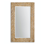 Outside The Box 74x44 Demetria Oversized Chevron Frame Statement Mirror