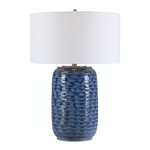 Outside The Box 27" Uttermost Sedna Wavy Striped Table Lamp