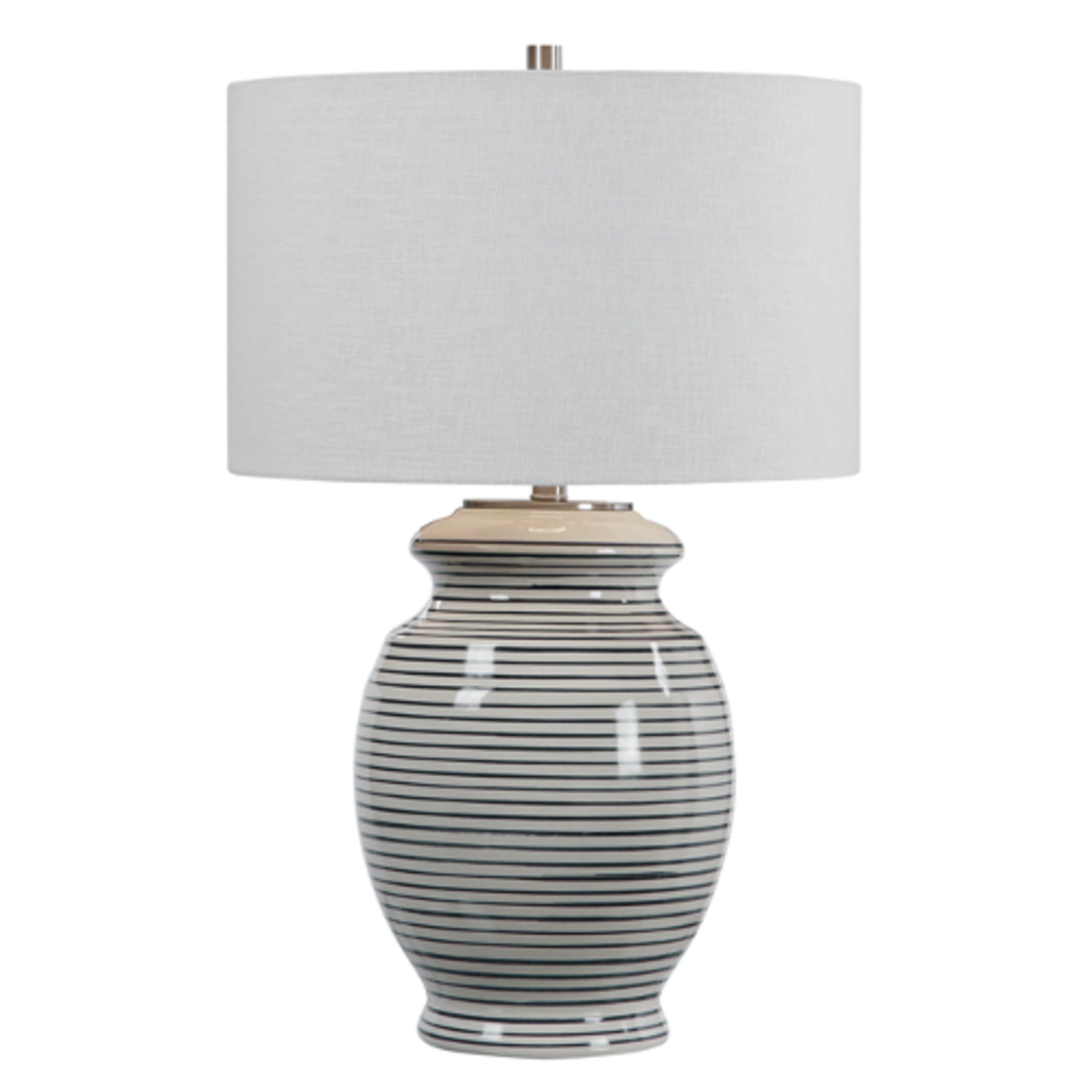 Outside The Box 28" Uttermost Marisa Striped Table Lamp