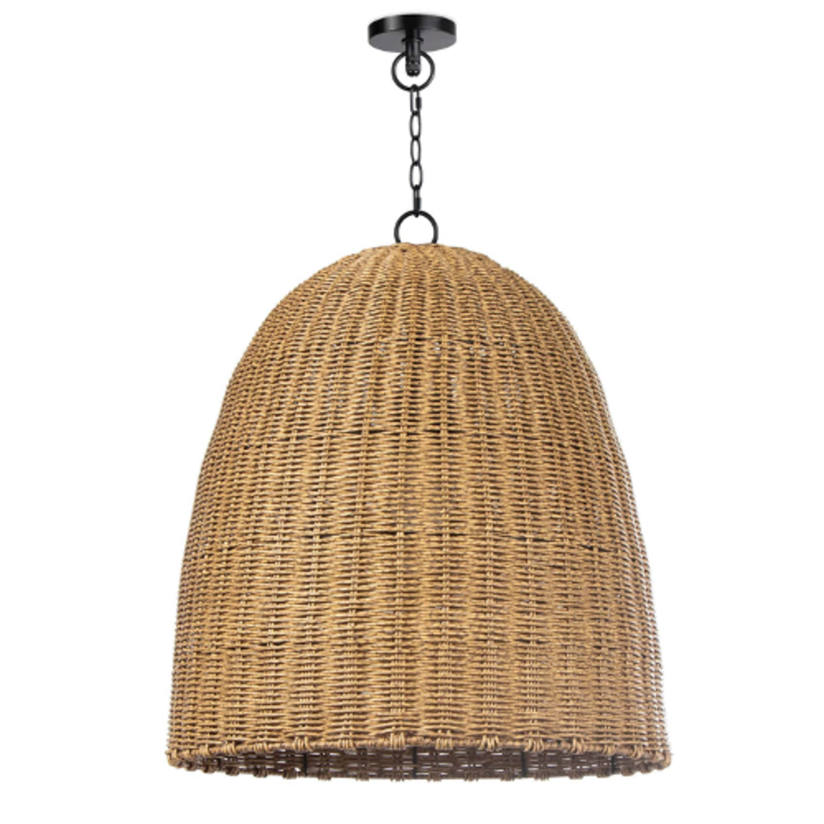 Outside The Box 30" Regina Andrew Indoor/Outdoor Beehive Large Natural Pendant