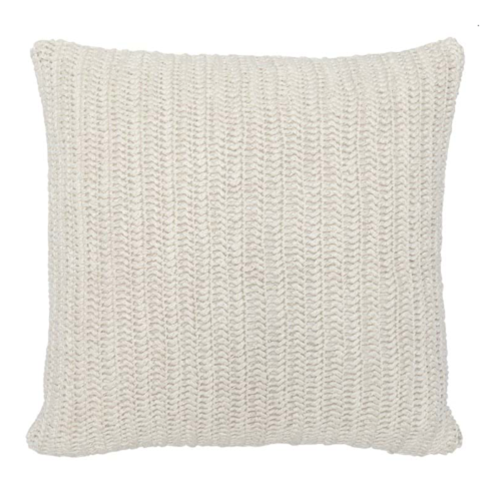 Outside The Box 22x22 SLD Macie Ivory Belgian Flax Linen Pillow