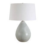 Outside The Box 24" Uttermost Moray Cream & Gray Ceramic Glaze Table Lamp