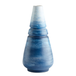 Outside The Box 19" Amarna Blue Ombre Handmade Earthenware Vase