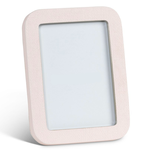Outside The Box 6x8 Hampton Shore Raffia Wrapped Photo Frame In Blush Pearl