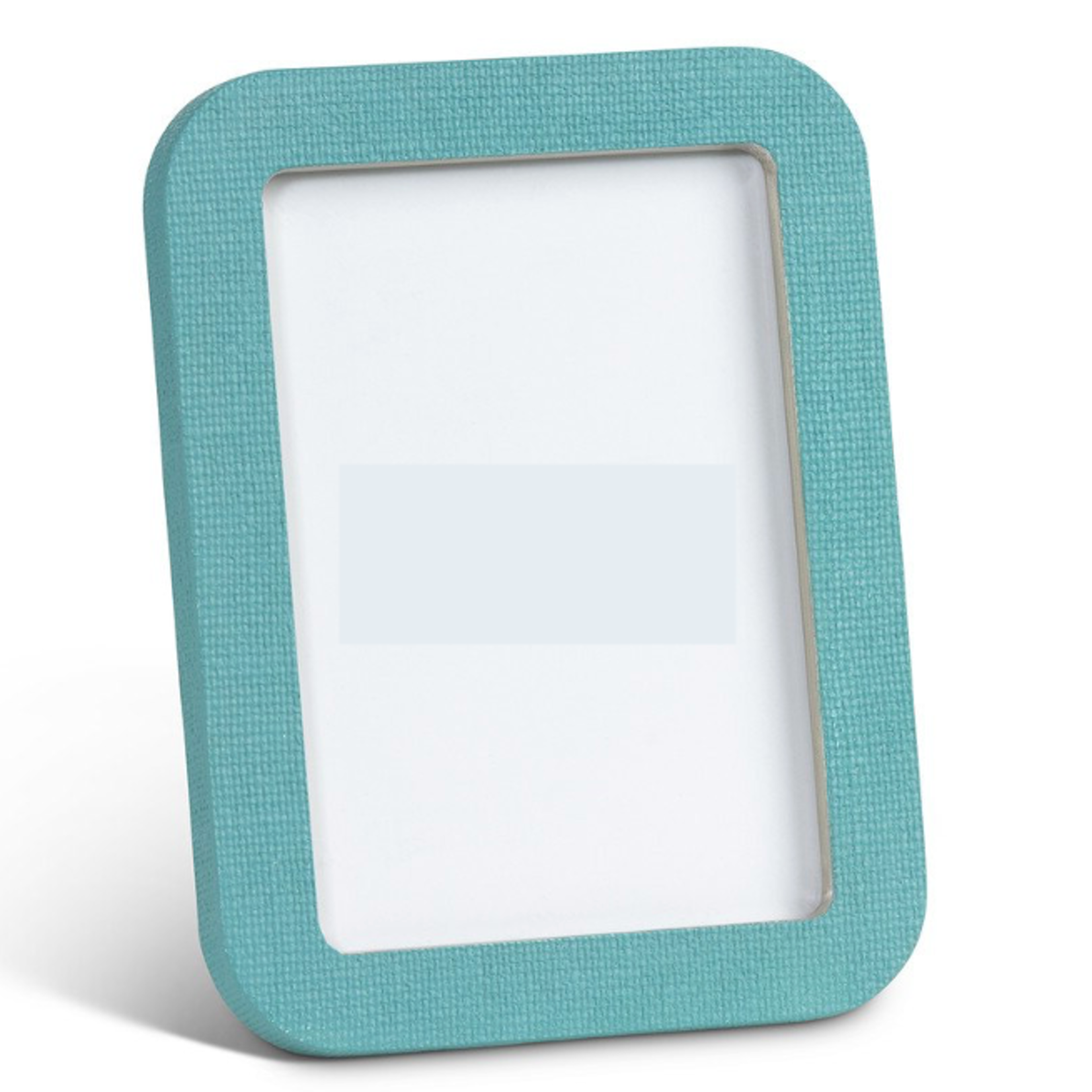 Outside The Box 6x8 Hampton Shore Raffia Wrapped Photo Frame In Emerald Shores