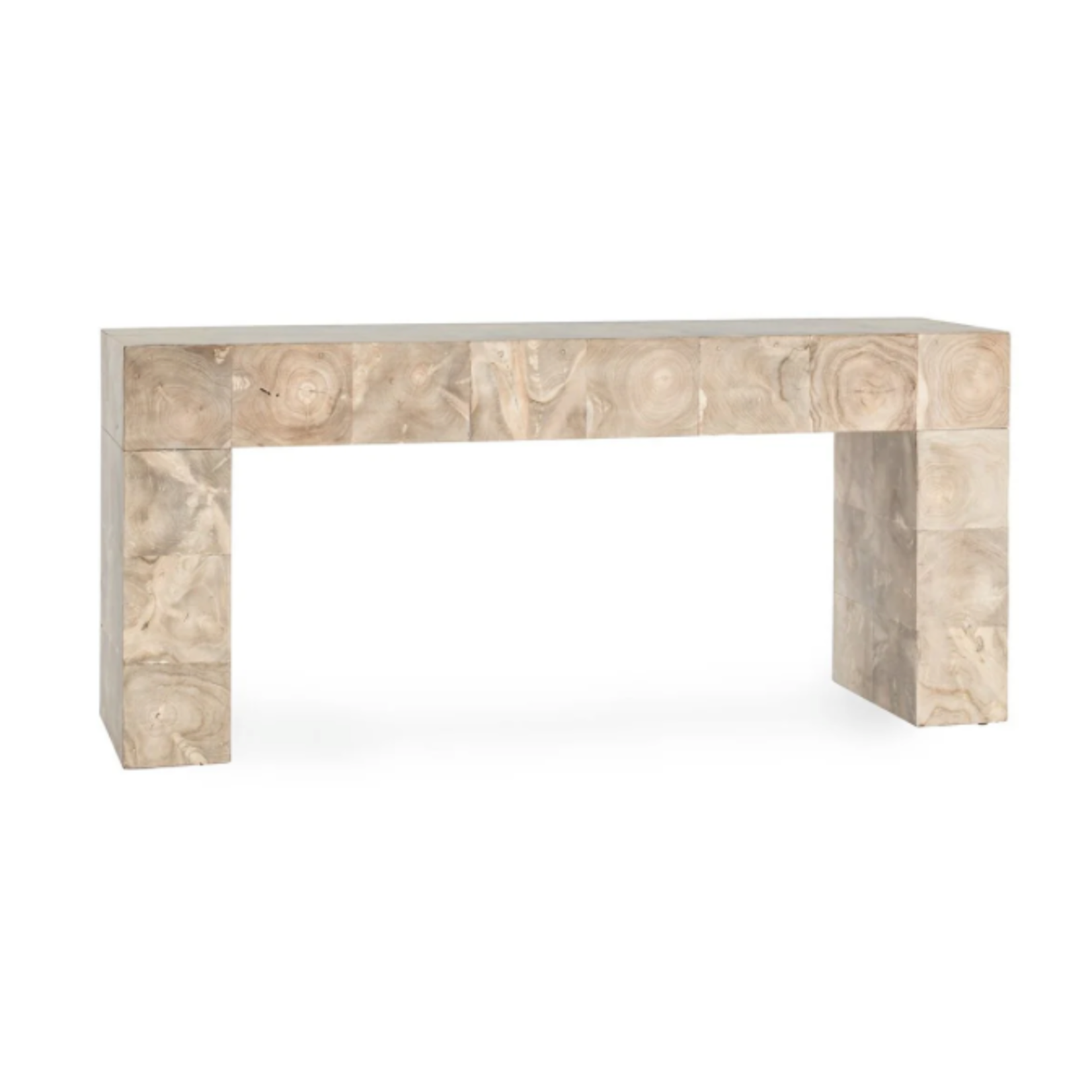 Outside The Box 70x20x31 Anders Solid Teak Wood Rectangular Console Table