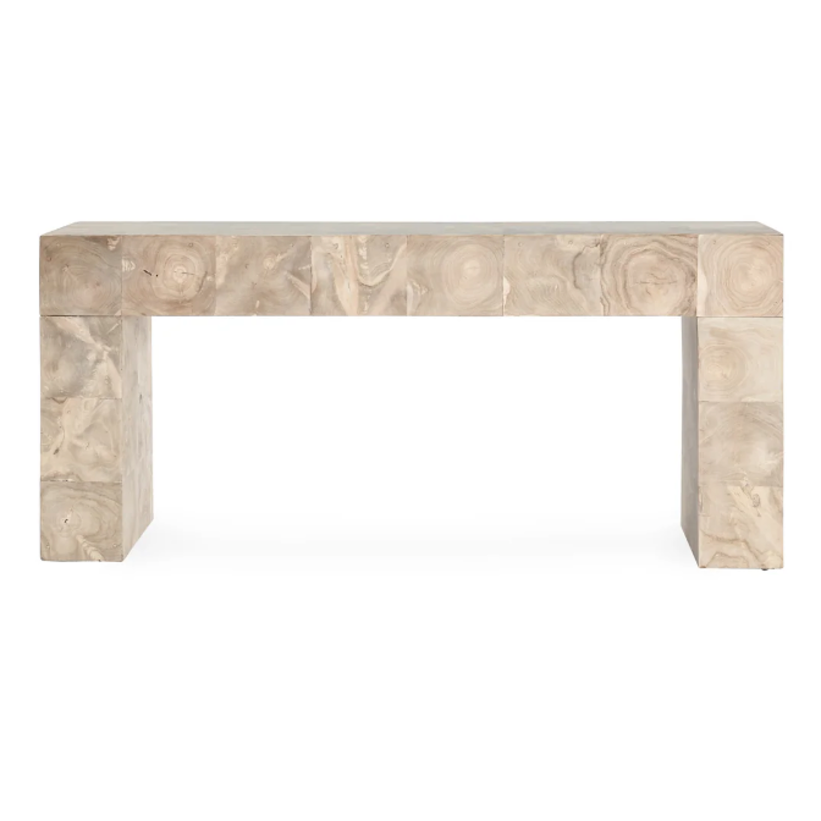 Outside The Box 70x20x31 Anders Solid Teak Wood Rectangular Console Table