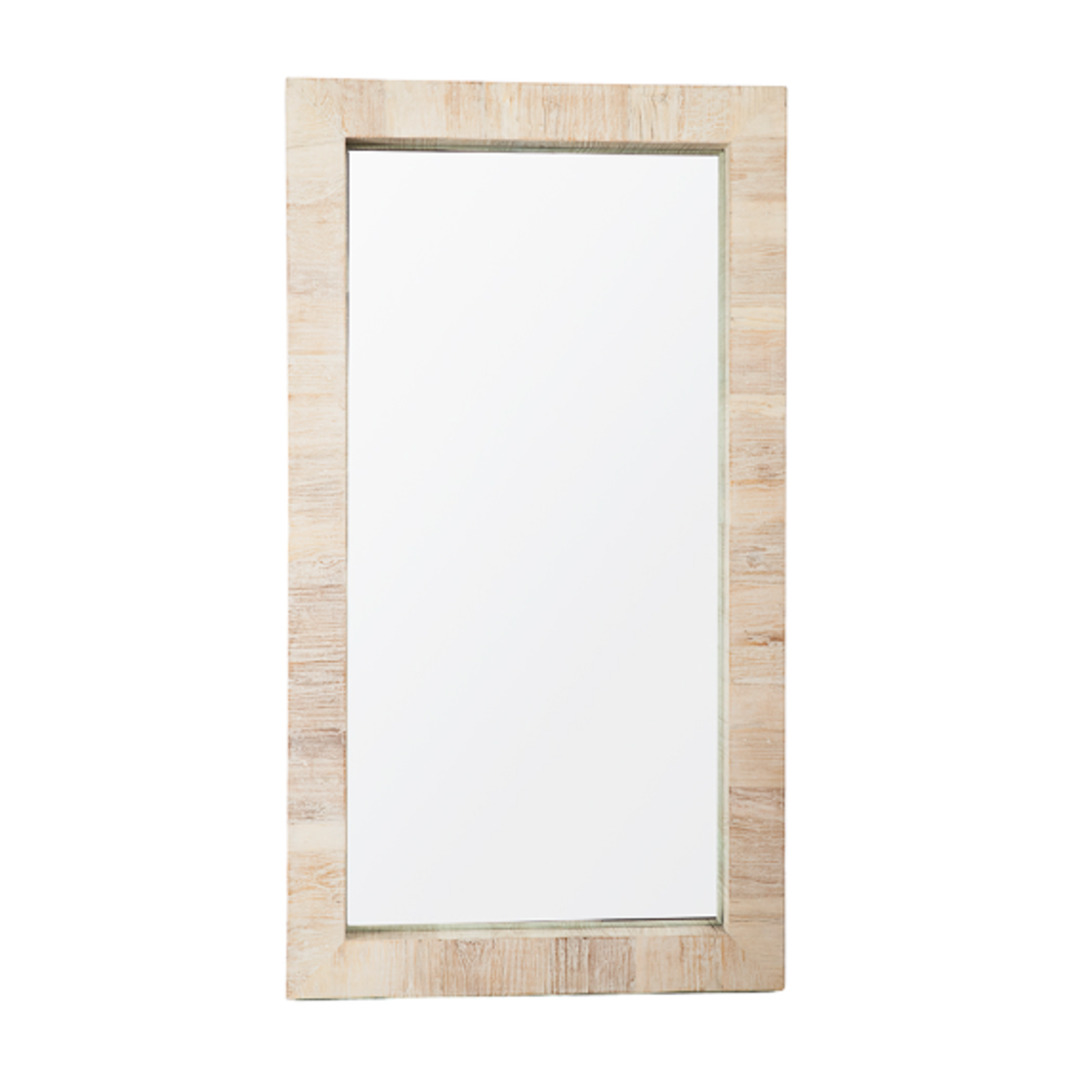Outside The Box 60x33 Rubio Light Warm Wash  Polished Elm Wood Rectangle Mirror