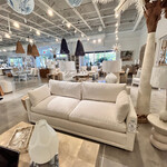 Outside The Box 75" Sylvie Nomad Snow Crypton Performance Kid Proof  Upholstered Cloud 2 Cushion Sofa 102CR-19 (Z)