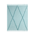 Outside The Box 50x60 Canal Blue Hand Woven 100% Cotton Throw - 80195