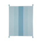 Outside The Box 50x60 Porcelain Blue & White Hand Woven 100% Cotton Throw - 80280