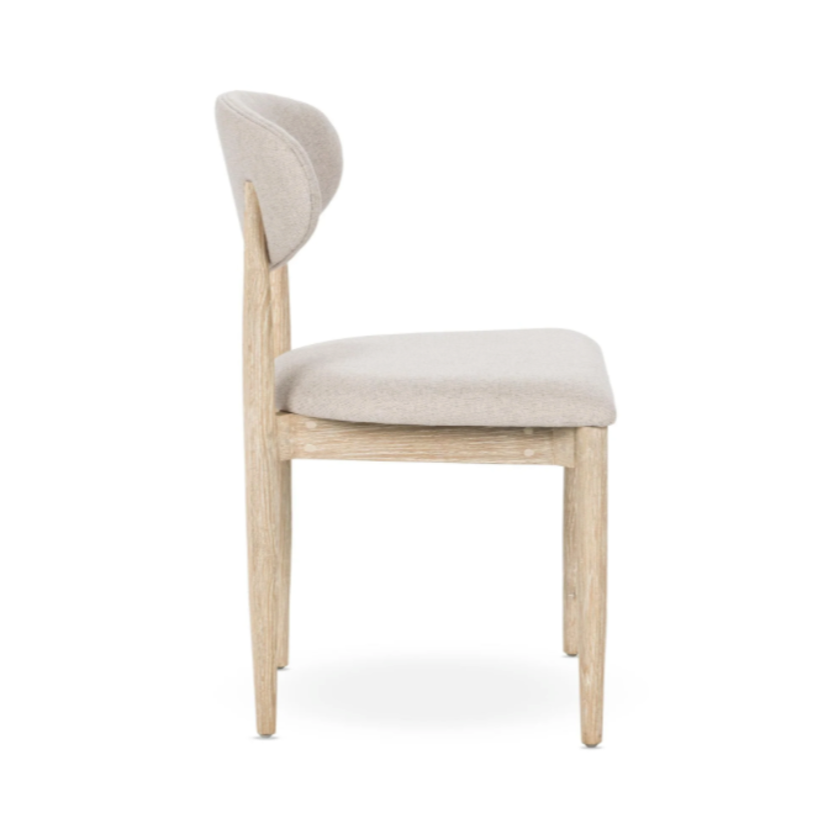 Outside The Box Arbor Solid Oak White Washed Wood Dining Chair