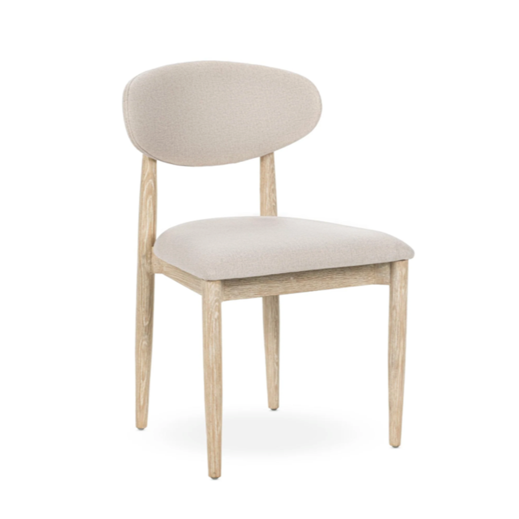 Outside The Box Arbor Solid Oak White Washed Wood Dining Chair