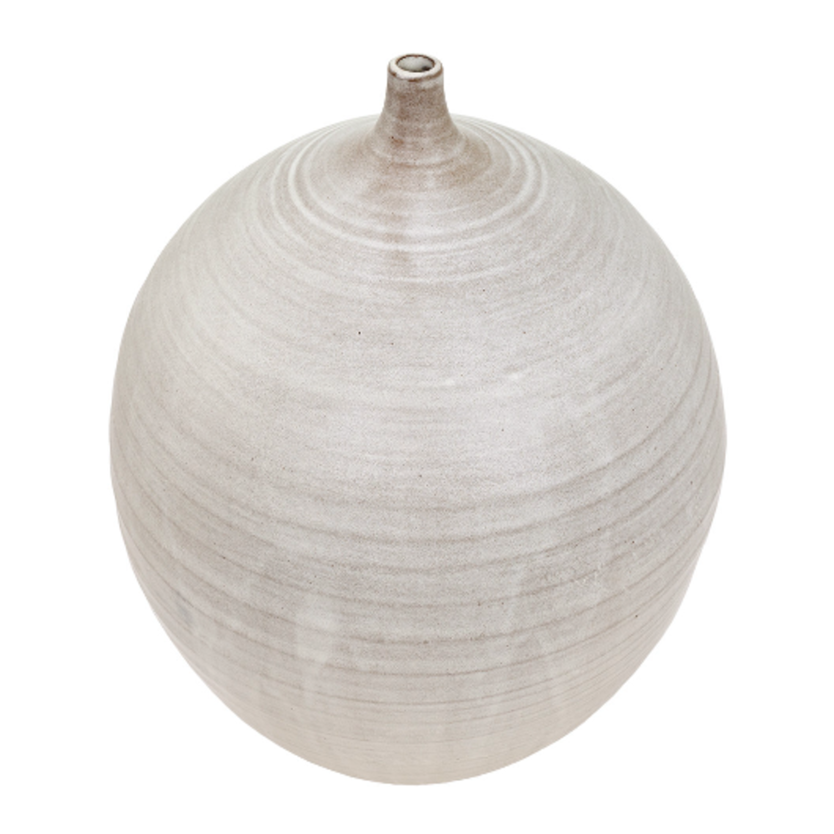 Outside The Box 16" Premont Gray Teardrop Bud Ceramic Vase