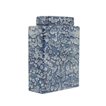 Outside The Box 18" Indari Blue Stoneware Jar With Lid